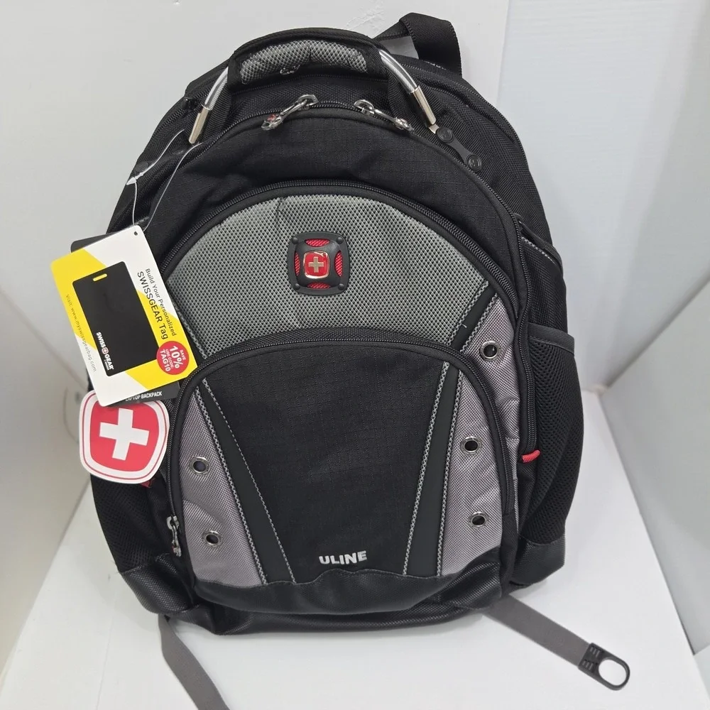 SwissGear ULINE Laptop Backpack S-20987 Black Grey 16